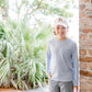 Kids Bamboo Heathered Long Sleeve Tee