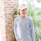 Kids Bamboo Heathered Long Sleeve Tee