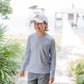 Kids Bamboo Heathered Long Sleeve Tee