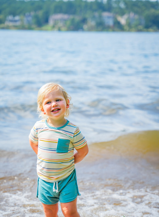 Kids Coastal Stripe Set