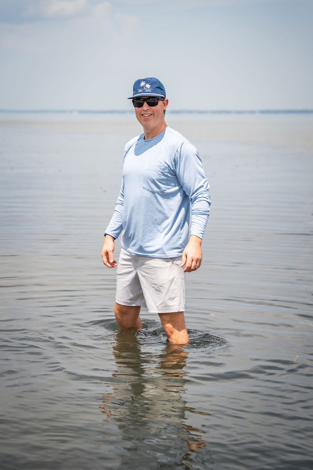 Mens Bamboo Heathered Long Sleeve Tee