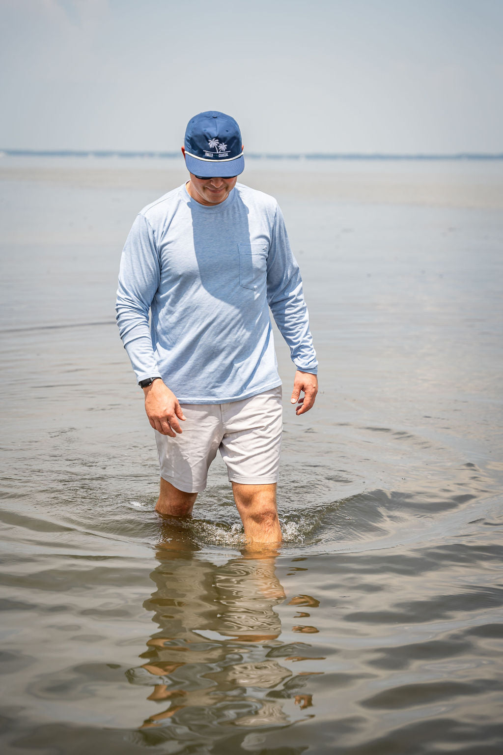 Mens Bamboo Heathered Long Sleeve Tee