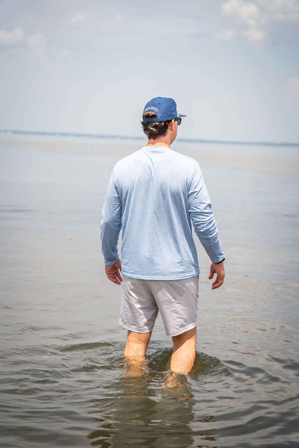 Mens Bamboo Heathered Long Sleeve Tee