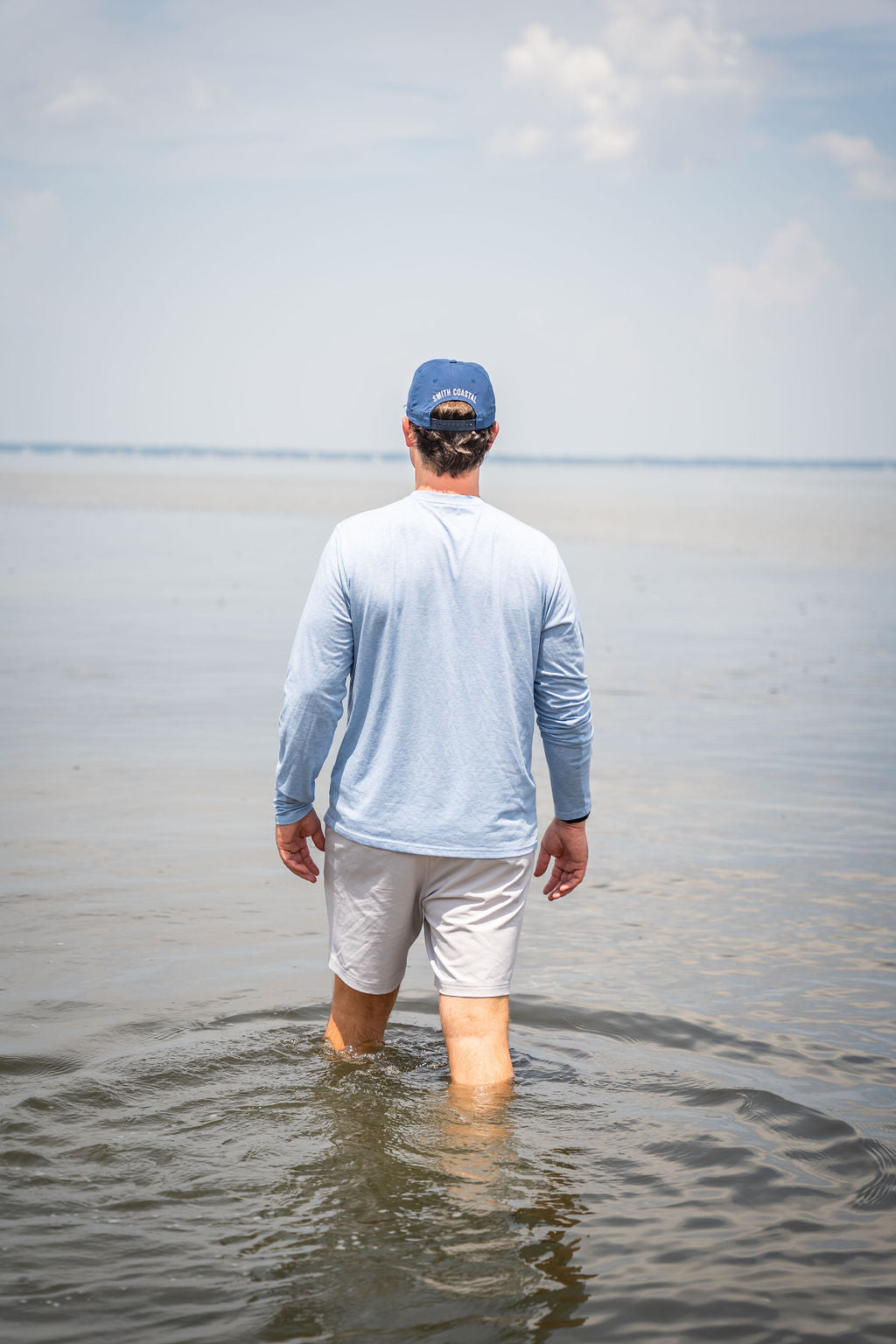 Mens Bamboo Heathered Long Sleeve Tee