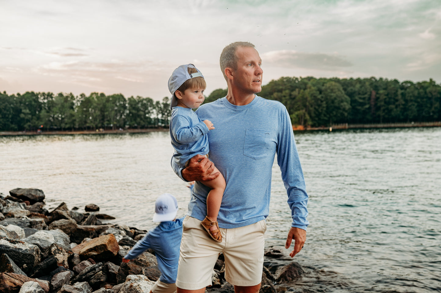 Mens Bamboo Heathered Long Sleeve Tee