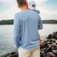 Mens Bamboo Heathered Long Sleeve Tee