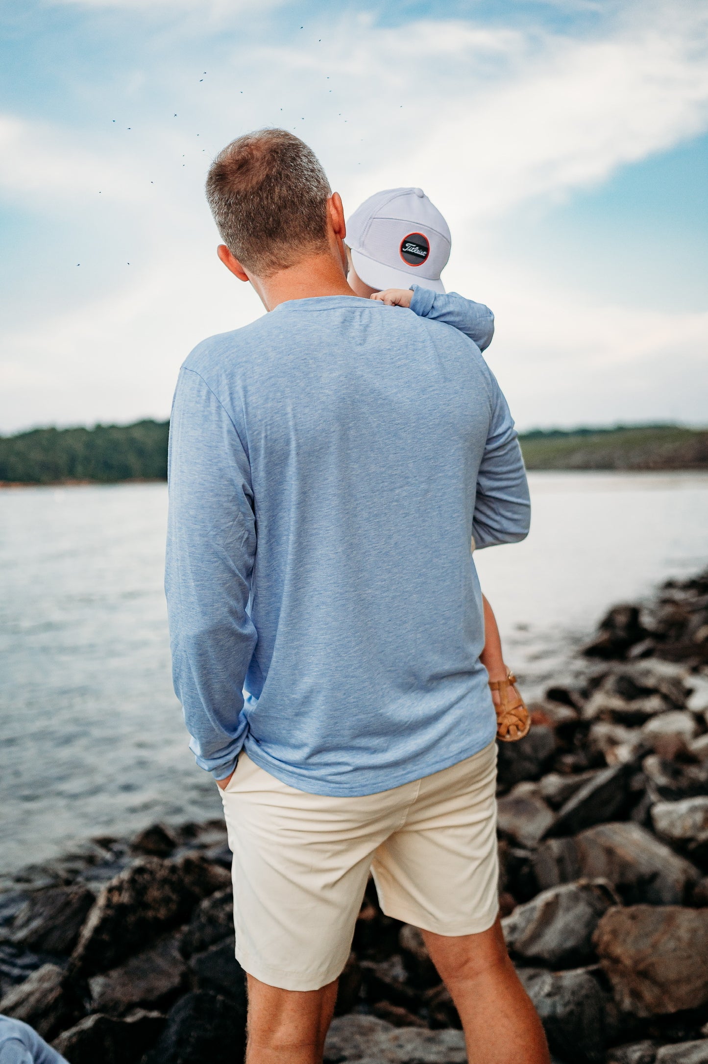 Mens Bamboo Heathered Long Sleeve Tee