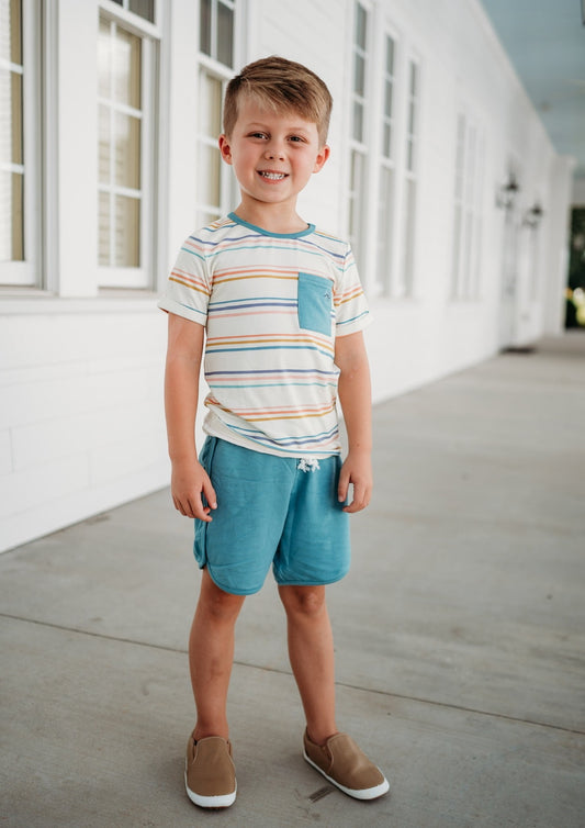 Kids Coastal Stripe Set