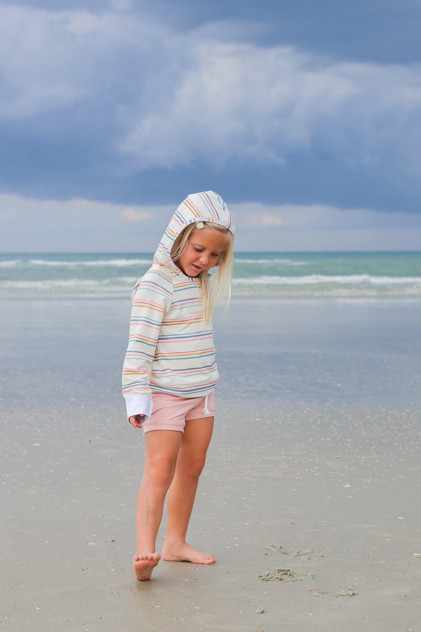 Coastal Stripe Hoodie