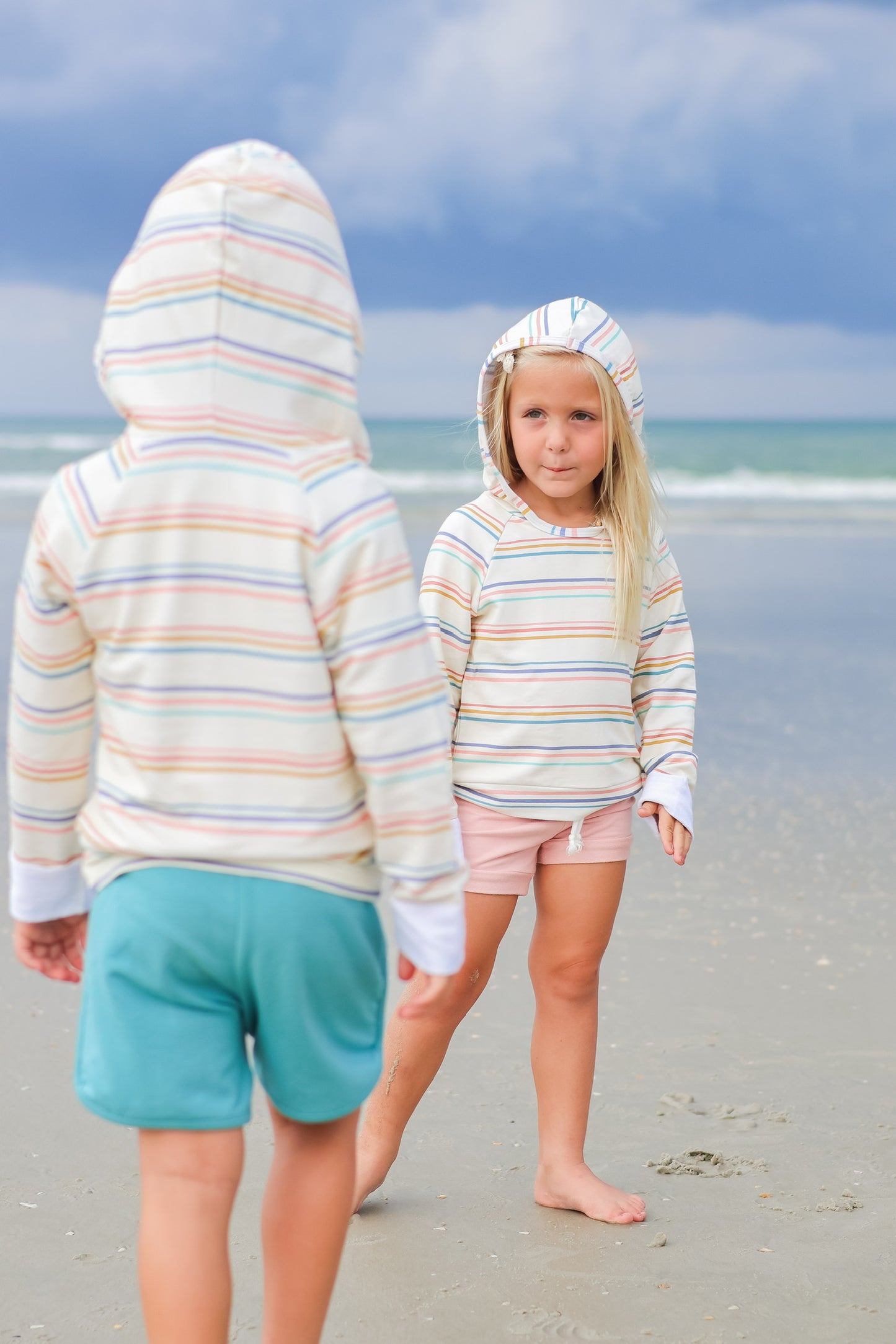 Coastal Stripe Hoodie