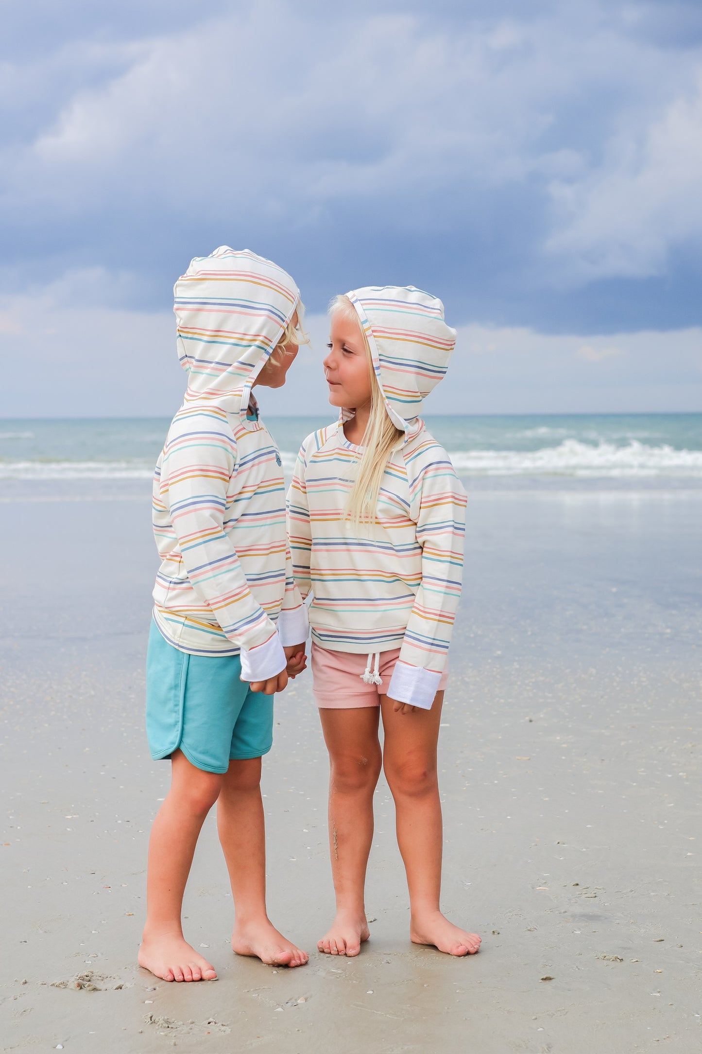 Coastal Stripe Hoodie